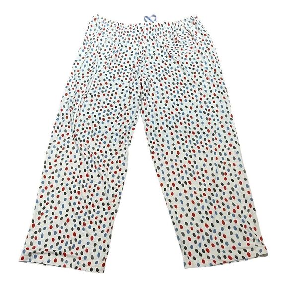 HUE Women’s Colorful Polka Dot Women’s  Pajamas Sleep Pants, Size 1X, NWT - Picture 3 of 10